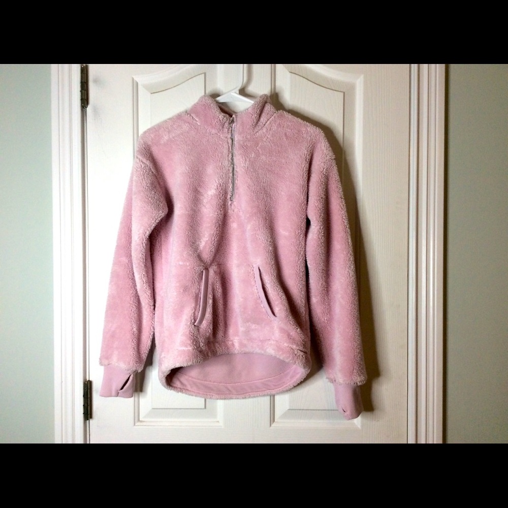 Fuzzy sweat shirt